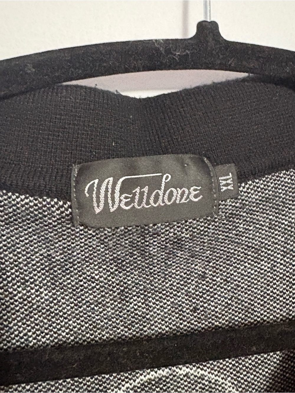 We11done Black Half-Zip Graphic Knit Sweater - Picture 3 of 8